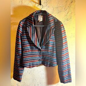 Women’s EUC blazer from Anthro brand Tulle, the best colors and design. Size LG